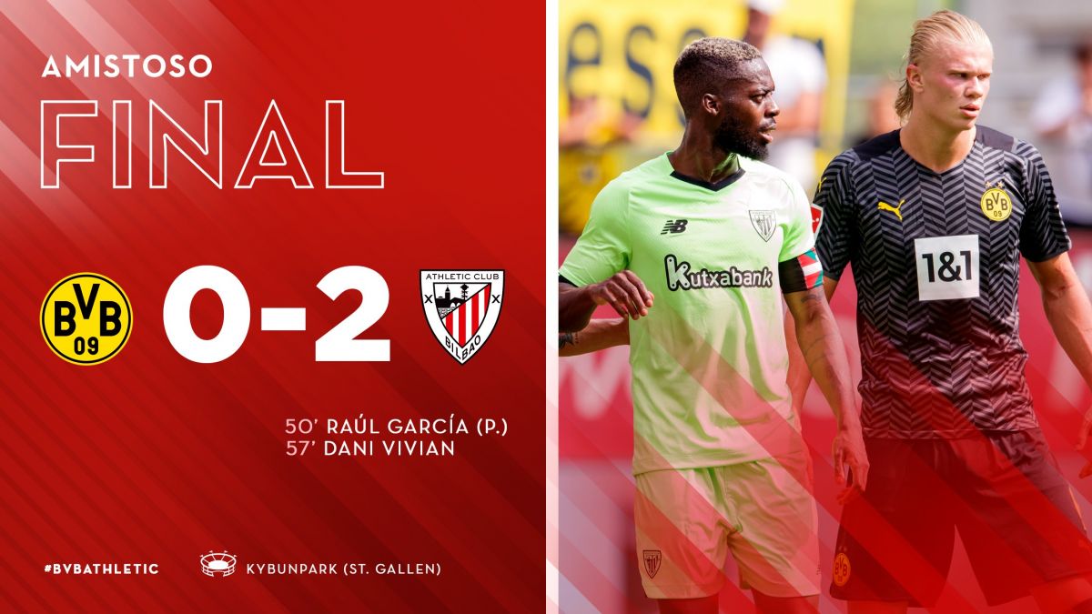خلاصه بازی دورتموند 0-2 اتلتیک بیلبائو
