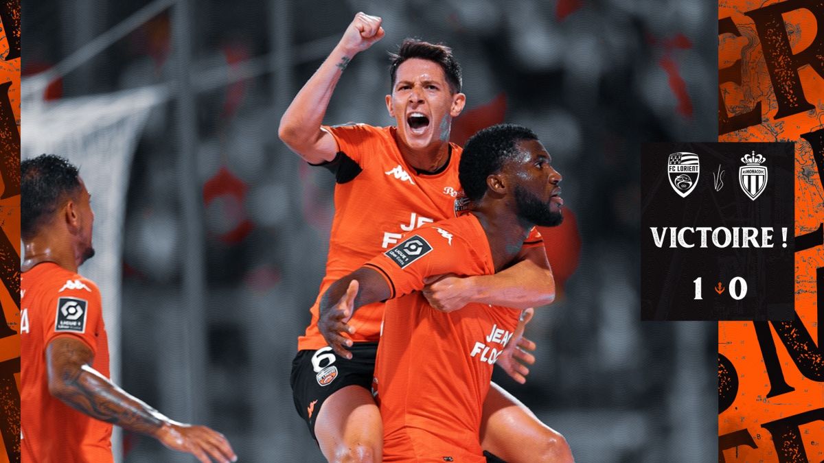 خلاصه بازی لوریان 1-0 موناکو