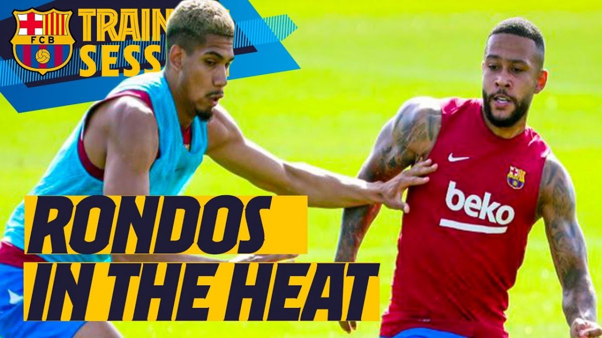 تمرین بارسلونا برای تقابل مقابل رئال سوسیداد