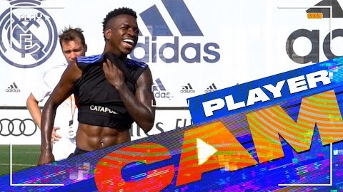 3 دقیقه با وینیسیوس در تمرینات رئال مادرید