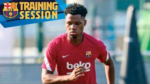 تمرین امروز بارسلونا (5 شهریور)