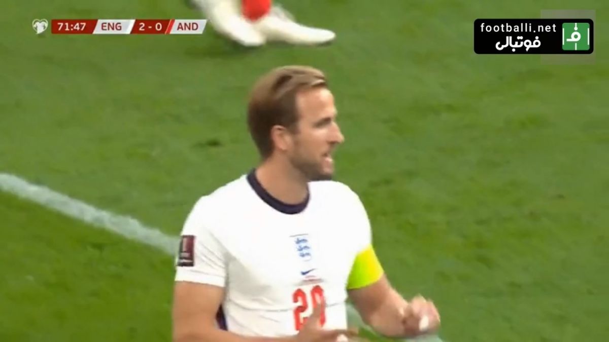 گل دوم انگلیس به آندورا (هری کین - پنالتی)