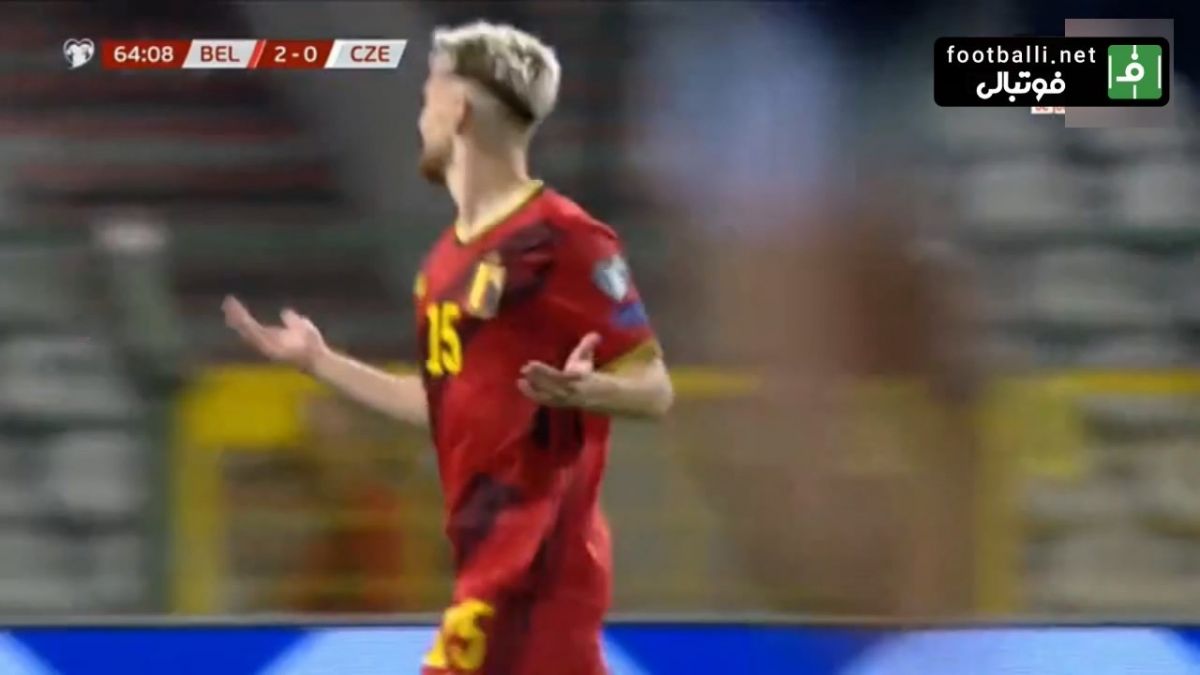 گل سوم بلژیک به جمهوری چک (سائلماکرز)