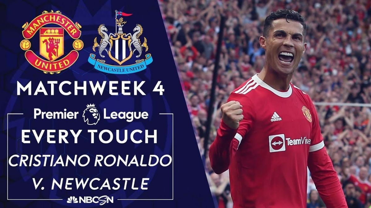 همه لمس توپ های رونالدو در دیدار مقابل نیوکاسل