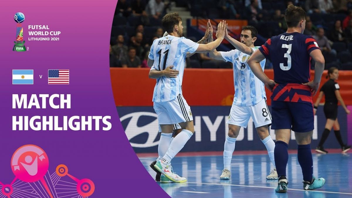 خلاصه بازی آرژانتین 11-0 آمریکا (جام جهانی فوتسال 2021)