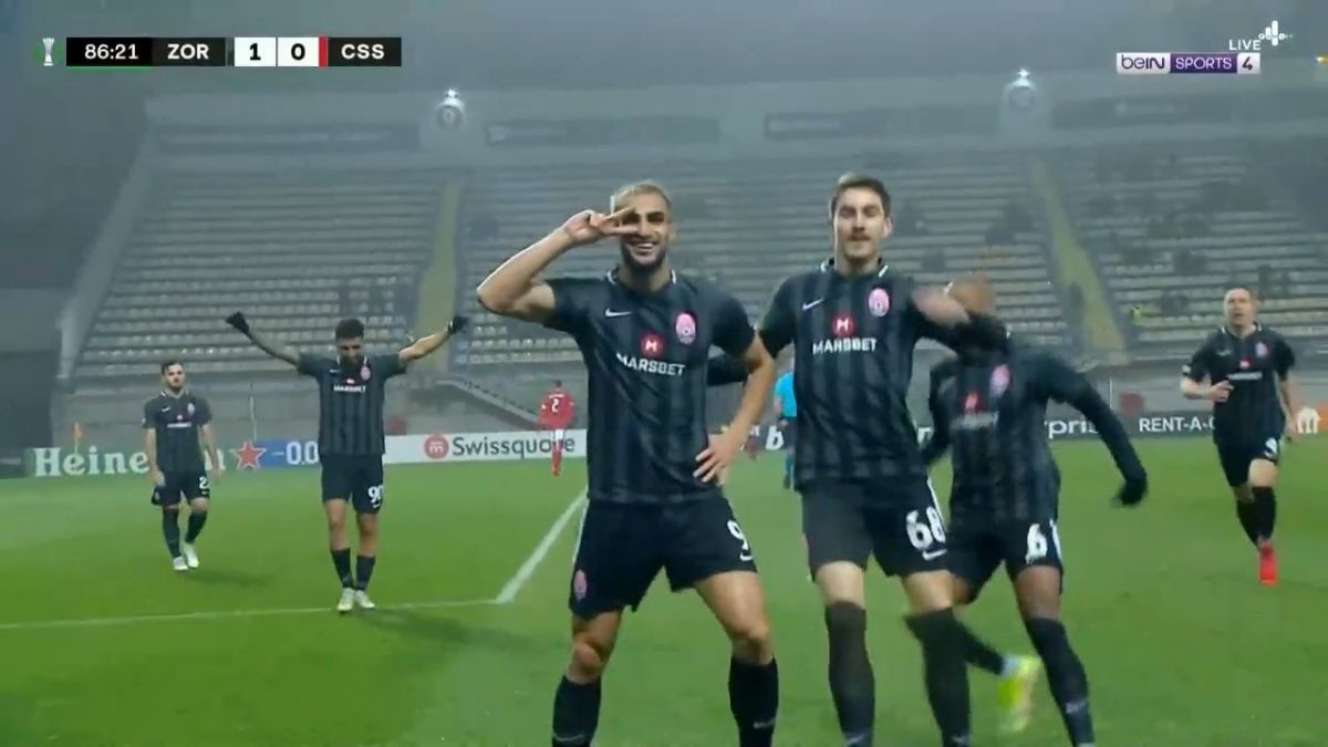 گلزنی شهاب زاهدی برای زوریا در دیدار مقابل زسکا صوفیه