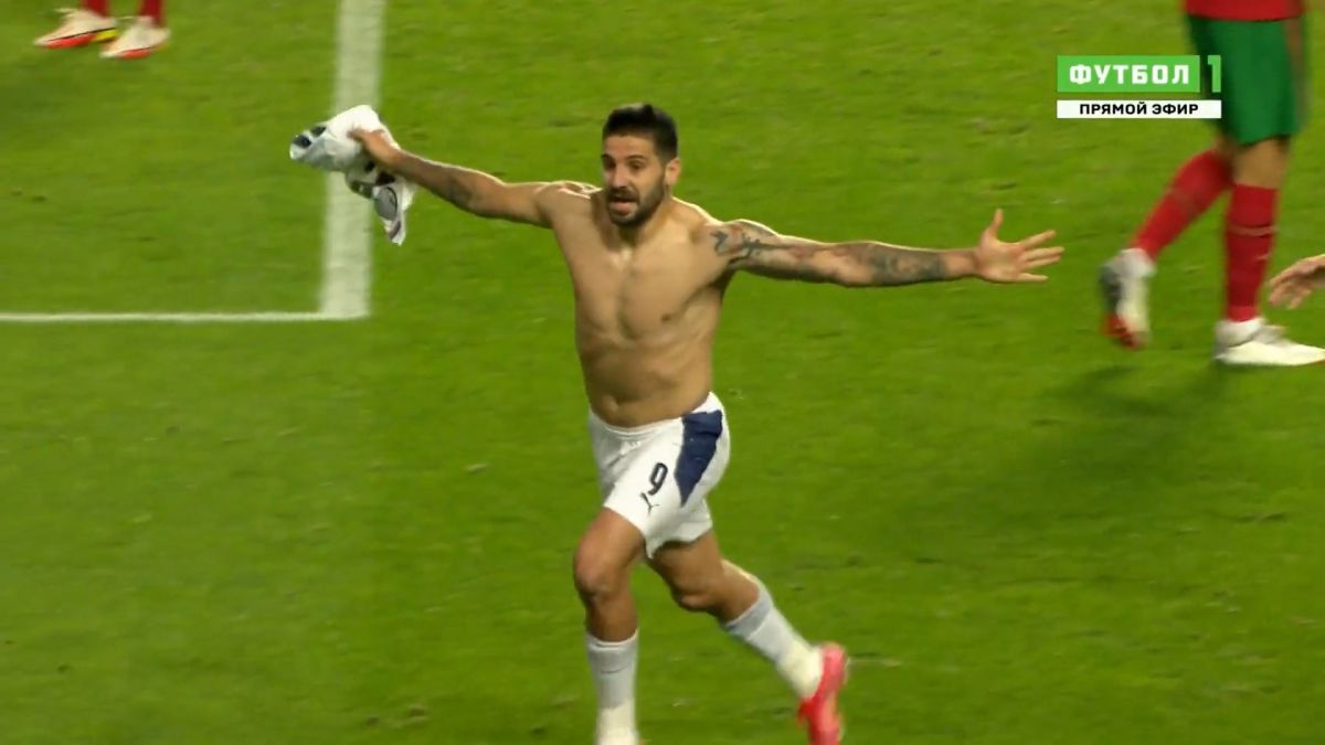 گل دوم صربستان به پرتغال (الکساندر میتروویچ)