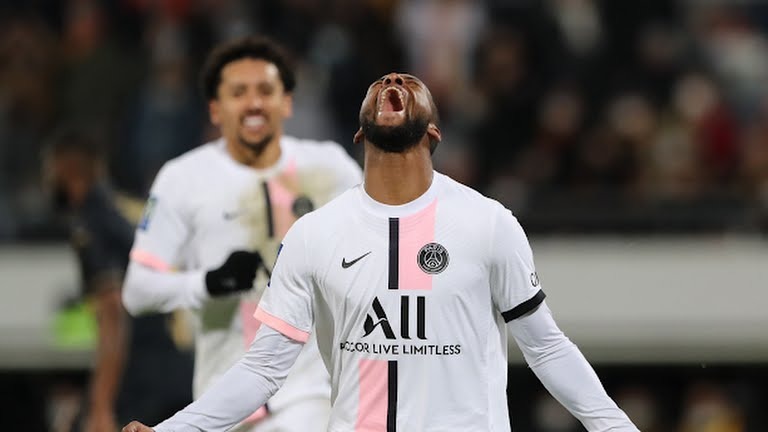 گل اول پاری سن ژرمن به لانس (واینالدوم دقیقه 92)