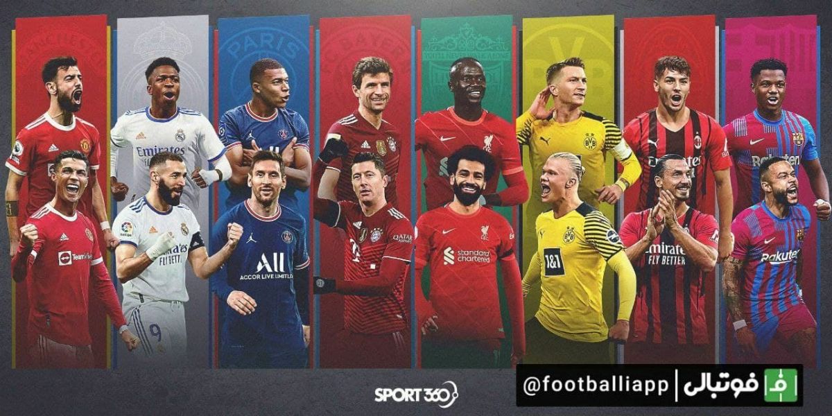 برترین زوجهای خط حمله حال حاضر فوتبال اروپا از نگاه SPORT 360
