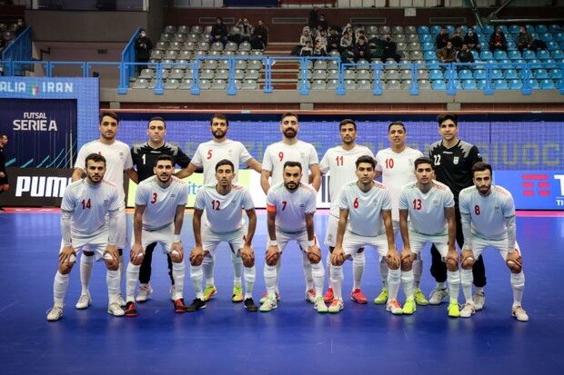 تیم ملی فوتسال ایران در سید یک مرحله مقدماتی قهرمانی آسیا
