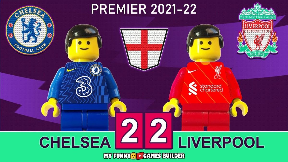 شبیه سازی بازی چلسی 2-2 لیورپول با عروسک لگو