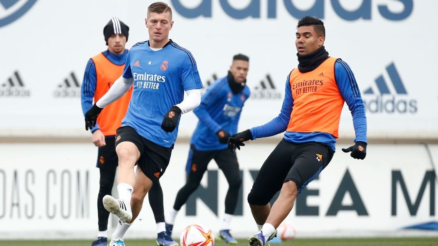 آخرین تمرین رئال مادرید برای تقابل با آلکویانو