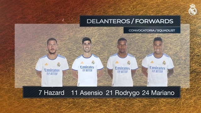 اسامی بازیکنان رئال مادرید برای تقابل با آلکویانو