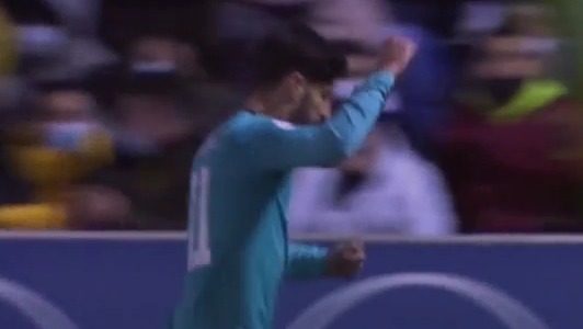 گل دوم رئال مادرید به آلکویانو (آسنسیو)