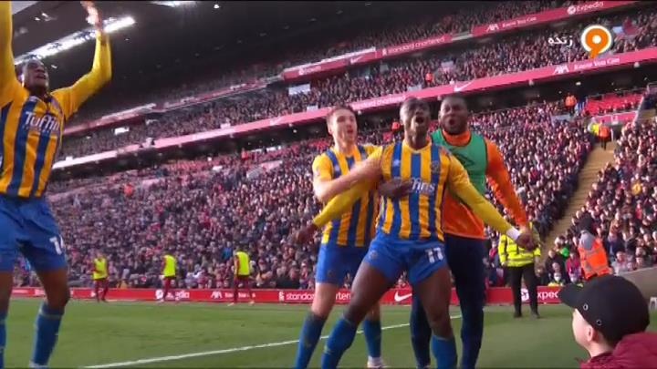 گل اول شروزبری به لیورپول (اودوه)