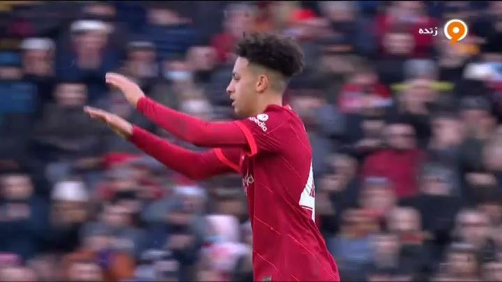 گل اول لیورپول به شروزبری (گوردون)