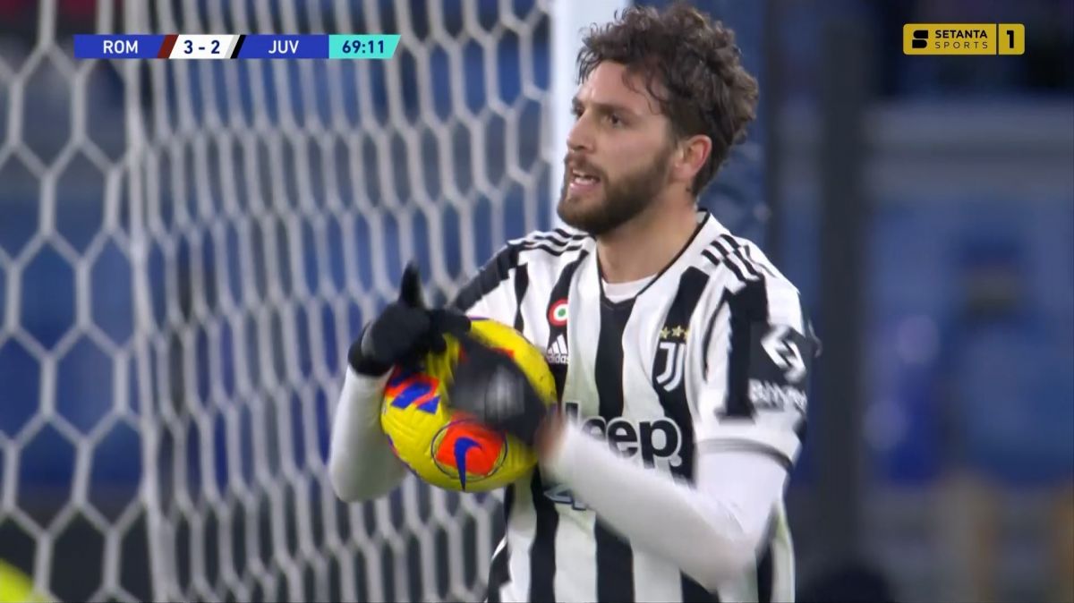 گل دوم یوونتوس به رم (مانوئل لوکاتلی)