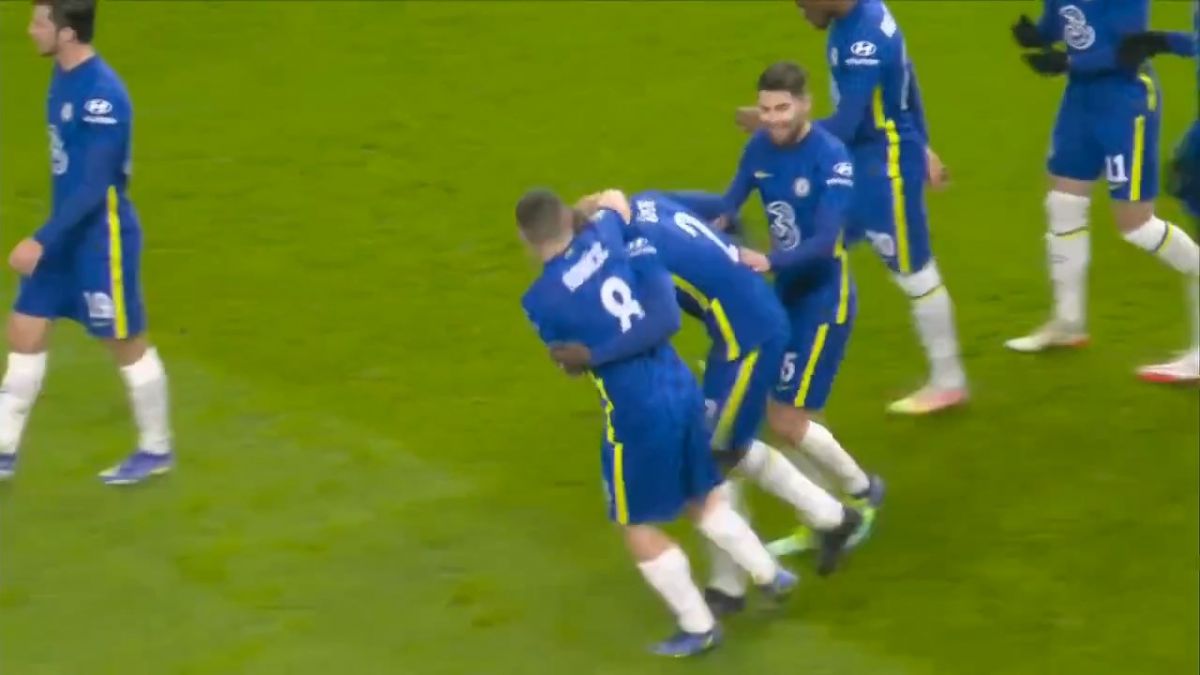 گل اول چلسی به تاتنهام (آنتونیو رودیگر)