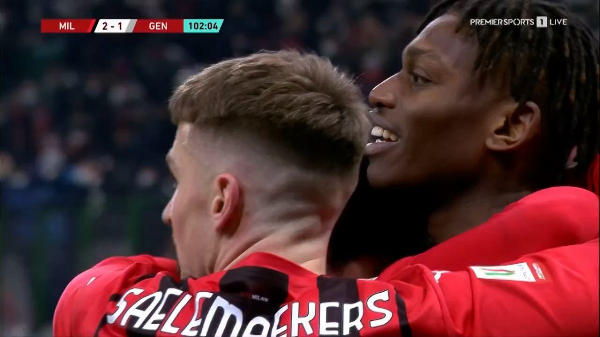 گل دوم میلان به جنووا (رافائل لیائو)