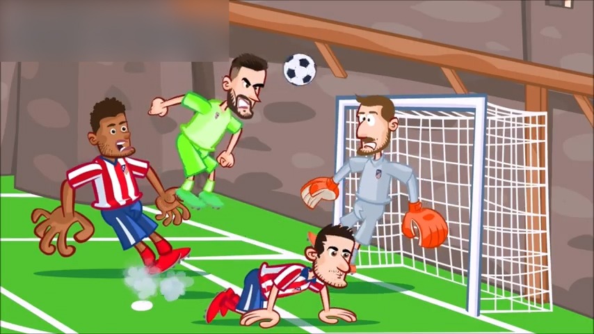 انیمیشن طنز شکست اتلتیکومادرید مقابل بیلبائو