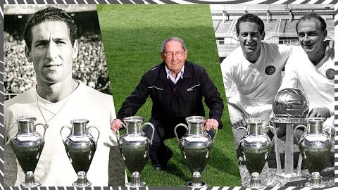 کلیپ باشگاه رئال به بهانه درگذشت خنتو اسطوره باشگاه و تنها بازیکنی که 6 بار قهرمان لیگ قهرمانان شده است