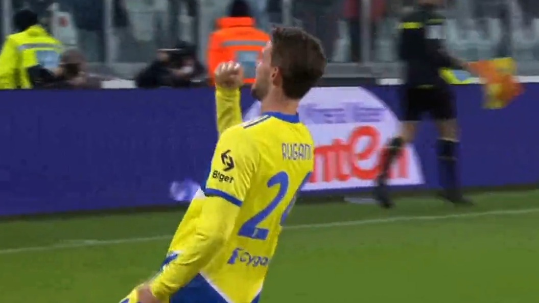 گل دوم یوونتوس به سمپدوریا (روگانی)