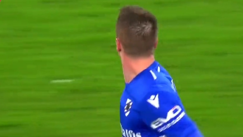 گل اول سمپدوریا به یوونتوس (کونتی)