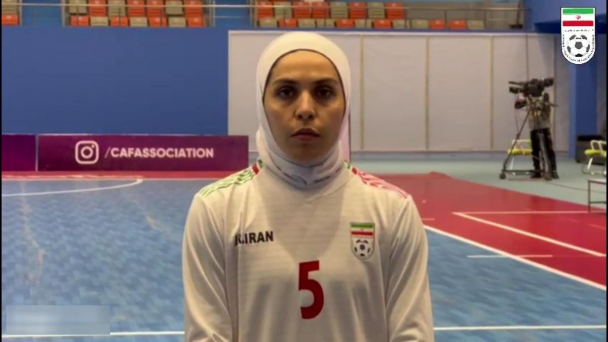 صحبتهای سارا شیربیگی پس از برد تیم ملی فوتسال مقابل تاجیکستان