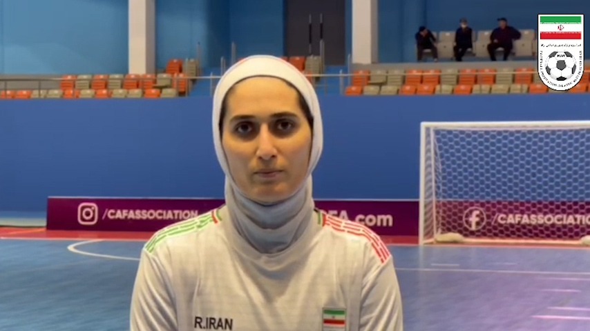 صحبتهای نسترن مقیمی پس از برد تیم ملی فوتسال مقابل قرقیزستان