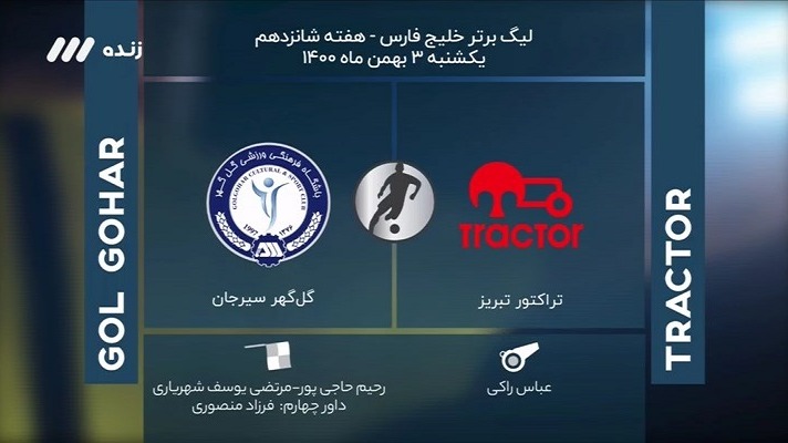 فوتبال برتر/ کارشناسی داوری بازی تراکتور و گل گهر