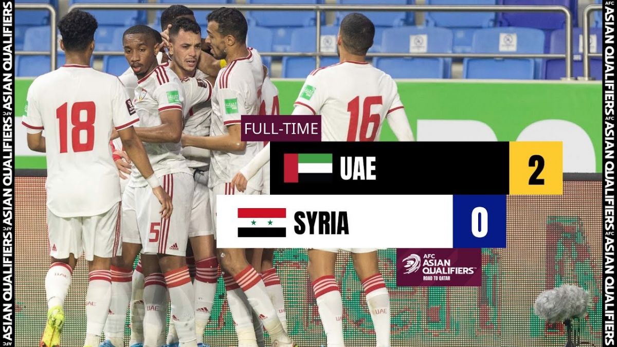 خلاصه بازی امارات 2-0 سوریه (مقدماتی جام جهانی 2022)