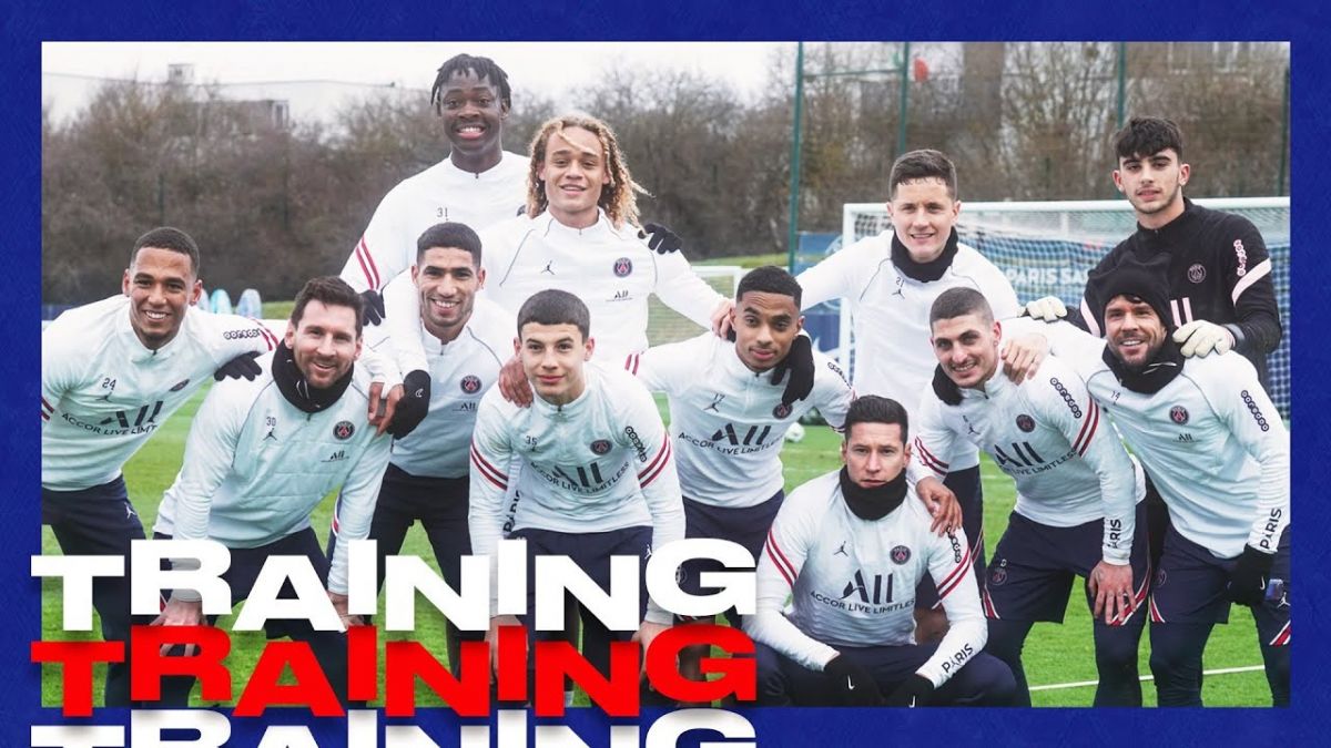 آخرین تمرین پاری سن ژرمن پیش از بازی با لیل