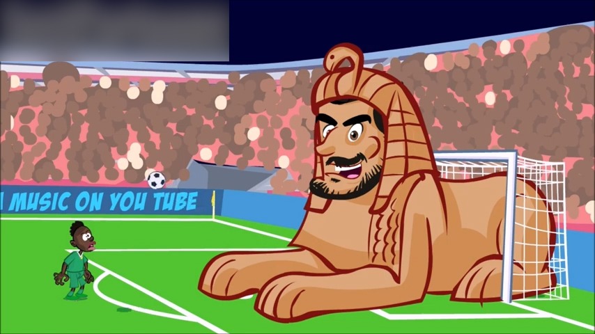 انیمیشن طنز بازی سنگال - مصر در فینال جام ملت های آفریقا