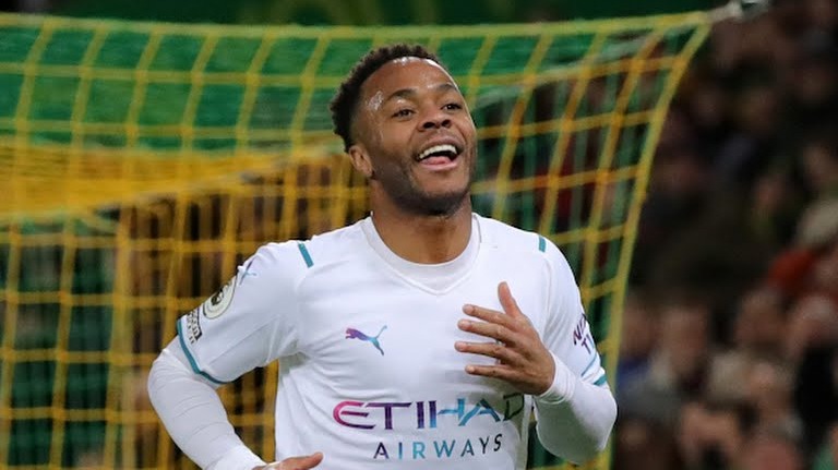 گل اول منچسترسیتی به نوریچ (استرلینگ)