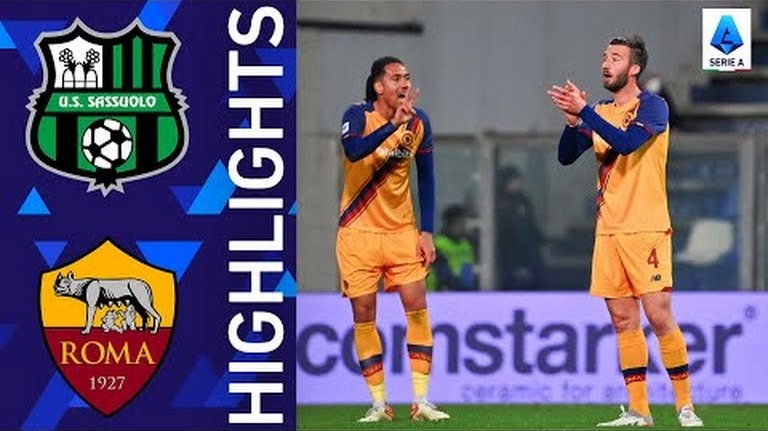 خلاصه بازی ساسولو 2-2 رم