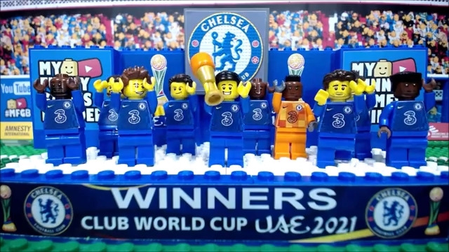 شبیه سازی بازی چلسی 2-1 پالمیراس با عروسک لگو