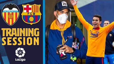 آخرین تمرین بارسلونا برای تقابل با والنسیا