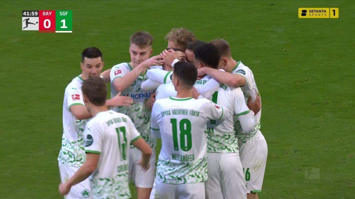 گل اول گروتر فورث به بایرن مونیخ (هرگوتا)