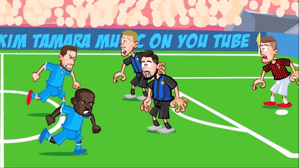 انیمیشن طنز بازی اینتر 0-2 ساسولو