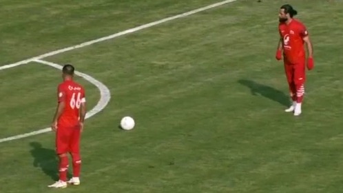 گل دوم تراکتور به سپاهان (کاشته تماشایی عباس زاده)