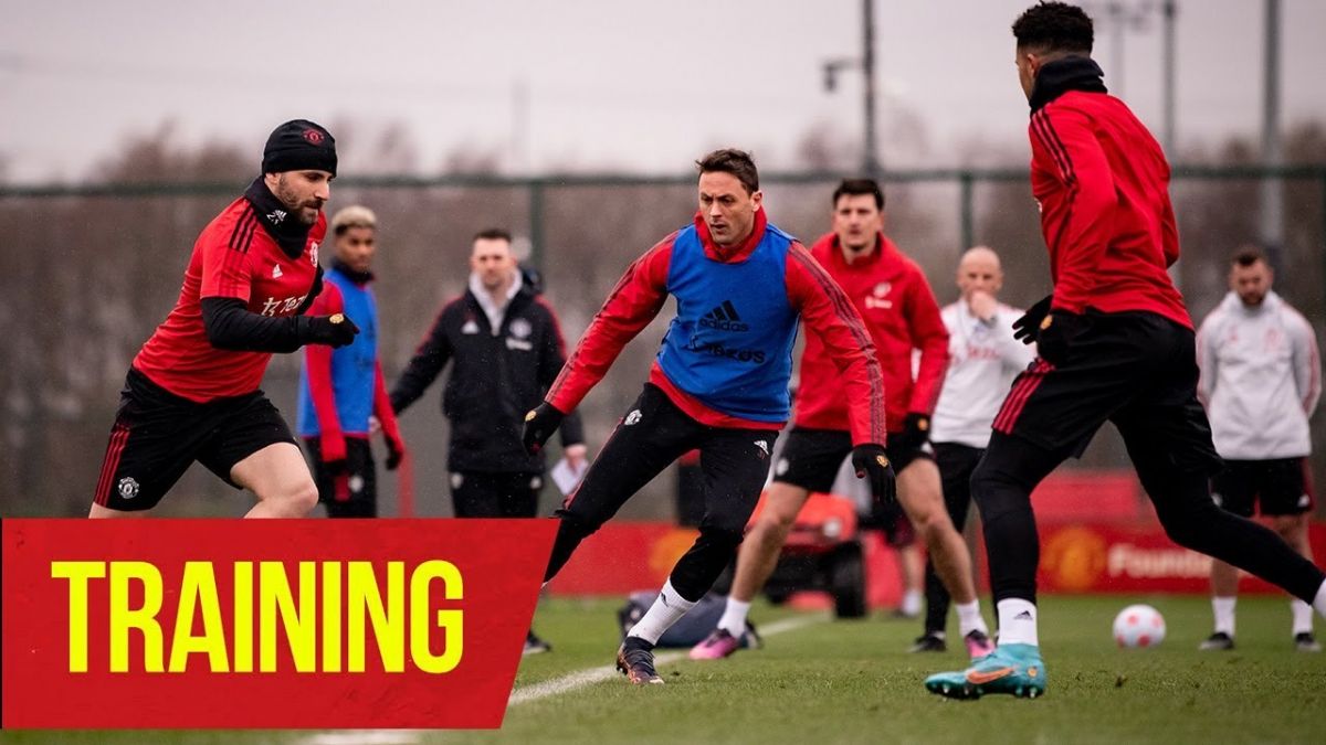 تمرین منچستریونایتد برای تقابل با منچسترسیتی