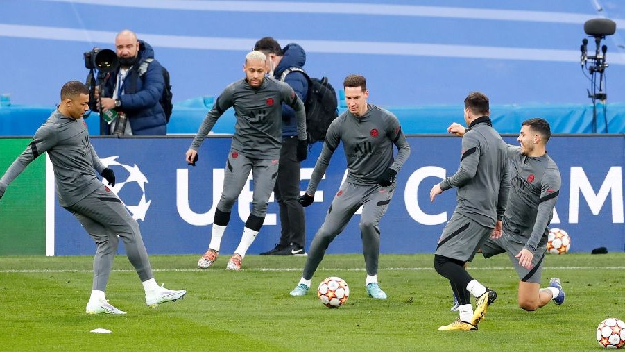 آخرین تمرین پاری سن ژرمن برای تقابل با رئال مادرید