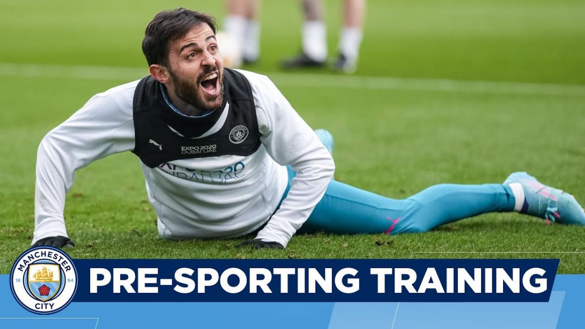 آخرین تمرین منچسترسیتی برای تقابل با اسپورتینگ