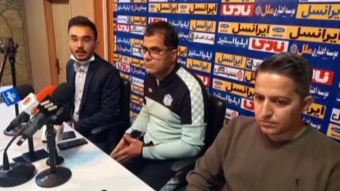 اختصاصی/ کنفرانس خبری مربیان ذوب آهن و آلومینیوم اراک بعد از بازی