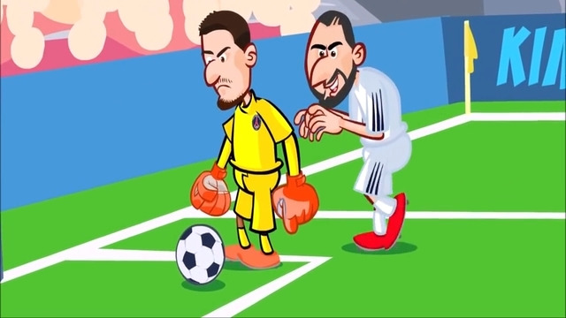انیمیشن طنز بازی رئال مادرید 3-1 پاری سن ژرمن