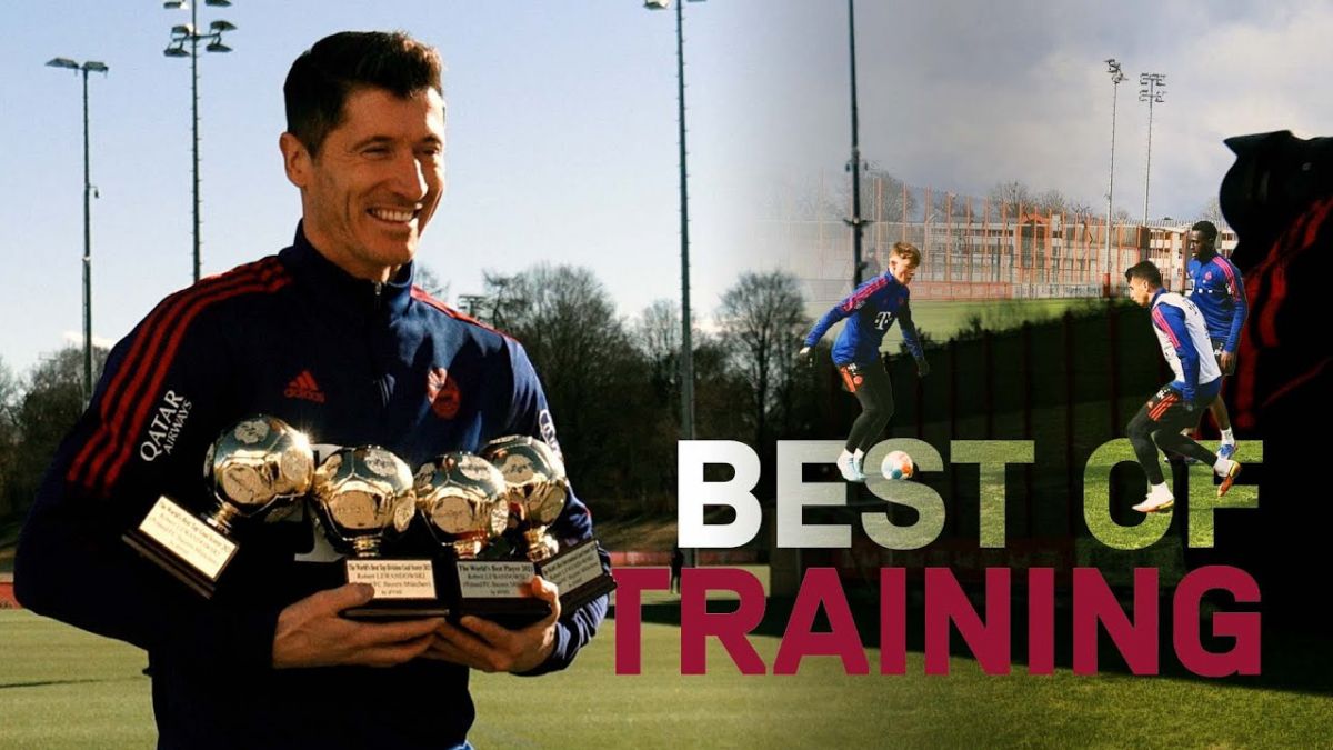 لحظات برتر تمرینات بایرن مونیخ در ماه فوریه 2022