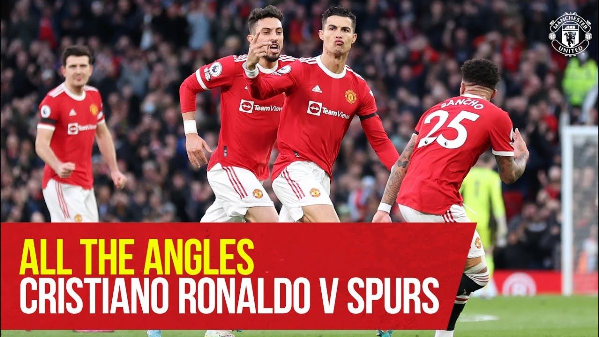 گل اول رونالدو به تاتنهام از همه زوایا