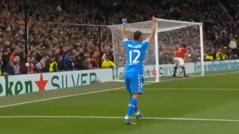 گل اول اتلتیکو مادرید به منچستریونایتد (لودی)