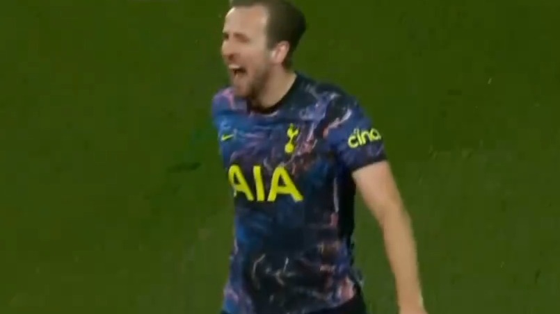 گل دوم تاتنهام به برایتون (هری کین)