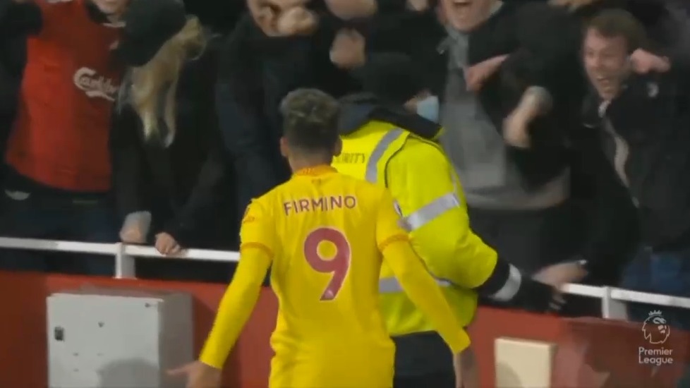 گل دوم لیورپول به آرسنال (فیرمینو)